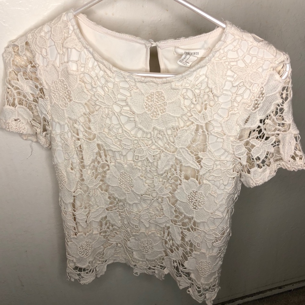 Crochet forever 21 Blouse
